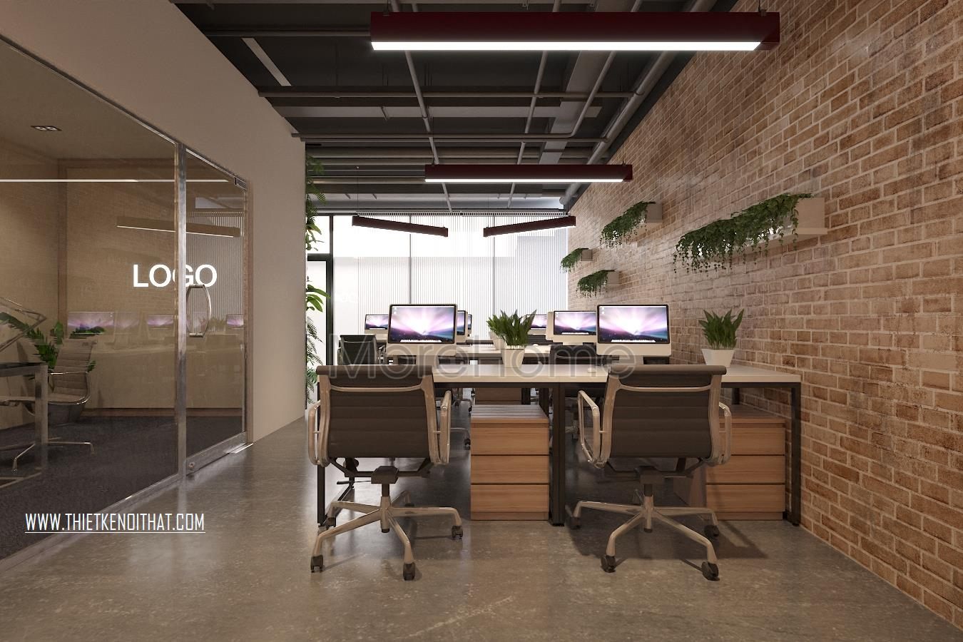 Thiết kế nội thất văn phòng Saffron Thanh Xuân